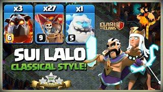 Th13 Sui Lalo Attack Strategy | Sui Hero | Th13 LavaLoon Attack | Best Town Hall 13 Strategy In Coc