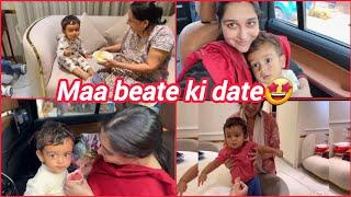 Ruhaan aur dipika ki date️maa beate ne ki juice partyDipika ki duniya saba ka jahan