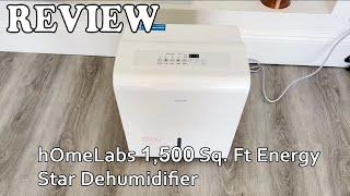 hOmeLabs 1,500 Sq  Ft Energy Star Dehumidifier 2022 Review