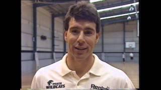 1994 Perth Wildcats - Mike Ellis how to make a half court shot