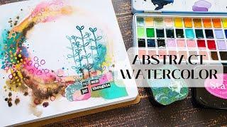 Loose and Abstract Watercolor Art Journaling  Tutorial - Perfect for Beginners