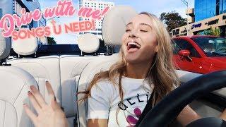 drive with me + my current playlist 2019!