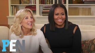 Michelle Obama & Dr. Jill Biden On Their Husbands' Bromance & More | PEN | People