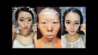 CRAZY Asian Makeup Transformations  Chinese Makeup Tutorial Compilation 2018
