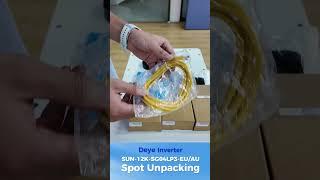 Deye Inverter SUN-12K-SG04LP3-EU/AU Spot Unpacking #deye#hybridinverter