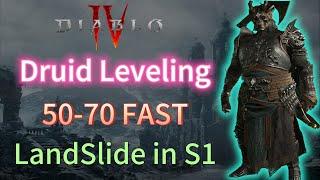 Diablo 4 - Season 1 Druid Build FAST Leveling after 50+, Landslide, Poison Creeper is OP