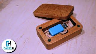 Wooden usb box - homemade cnc project