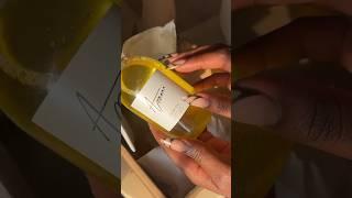 ASMR unboxing moment by @AnitaBrowsAdetoye ft. Glow Oil Vanilla Spice #unboxing #asmr #beauty