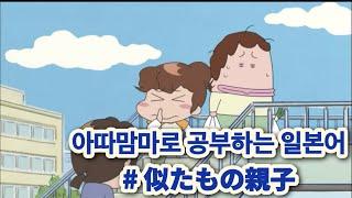 「애니로 공부하는 일본어」 아따맘마| 닮은 모녀‍|한국어 번역|일본어 자막