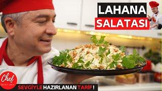 Kolay ve Lezzetli Salata Tarifi ‍LAHANA SALATASI  Chef Oktay Usta