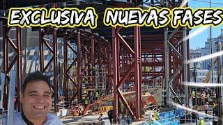 OBRAS EN EL CAMP NOU 26/09/24. NUEVAS FASES EN LA TRIBUNA Y  MUCHO MÁS.  QUE SIGA LA FIESTA