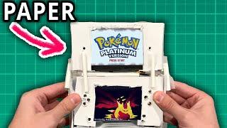 I made a Nintendo DS out of Paper