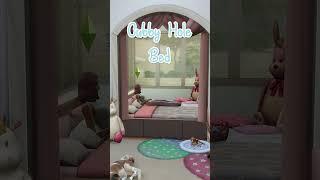 Cubby Hole Bed │ Sims 4  │ No CC │ Build Tips