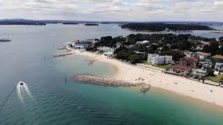 Sandbanks Poole Dorset 4K Drone Footage