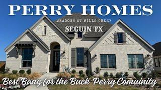 Perry Homes, Plan 2944W, Meadows at Mills Creek, Seguin TX