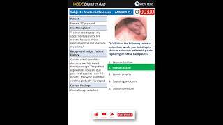 INBDE Case MCQ: Anatomic Sciences