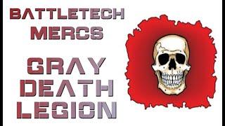 Battletech Lore - Gray Death Legion Mercenaries