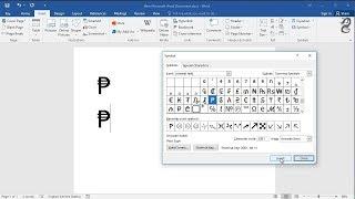 How to Insert the Peso Sign in Word: How to Type the Peso Symbol in Word