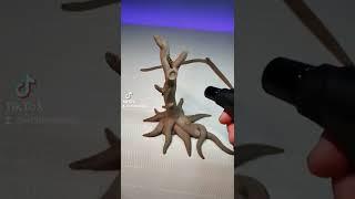 Baum  aus Holzfilament 3D gedruckt