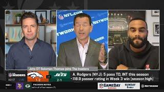 NFL Insiders | Jets DT Solomon Thomas warns Bo Nix and Broncos won’t stand a chance in Week 4.