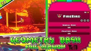 The FireBird (All Coins) | Geometry Dash Full Version | By MATHI, Dario, MasterCube5, ZapManiac & Me