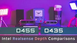 [Realsense Comparisons] D455 v.s. D435