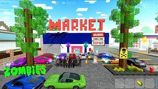 Zombies attack on market in party craft | New Zombie update 