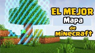 EL MAPA DONDE COMENZAS EN UNA BARRERA DE 1 BLOQUE!  -EL MEJOR mapa de MINECRAFT- 