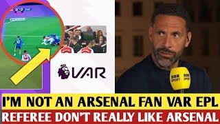 Rio Ferdinand's Reaction: Referee Controversy in Arsenal vs. Everton Match