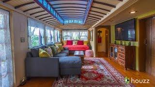 A Funky Beach Home Made From Old Streetcars