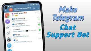 How To Create Your Own Telegram Chat Support Bot | No Server | 2023