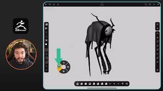 ZBrush for ipad quick tips #11 - Accessing the clipping brushes and seclection tools