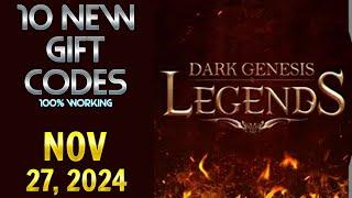  Dark Genesis Legends Redeem Codes | Dark Genesis Legends Codes | Dark Genesis Legends Gift Codes