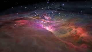 Flight Through Orion Nebula in Visible and Infrared Light