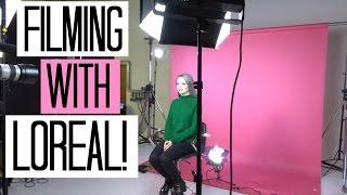 FILMING WITH L'OREAL!! | sophdoesvlogs