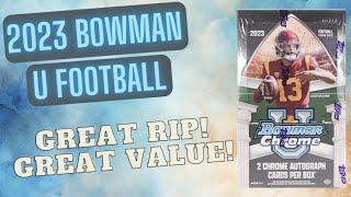 Great Rip 2023 Bowman Chrome U Football