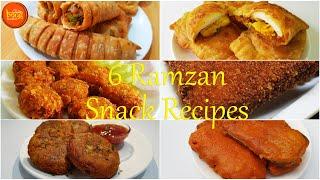 6 Quick & Easy Ramzan Snack Recipes 2021  | Ramadan Recipe Ideas | Iftar Recipes by Bong Hneshel