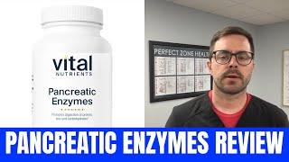 Vital Nutrients Pancreatic Enzymes Review  |  Digestive Supplement | Protease, Amylase & Lipase