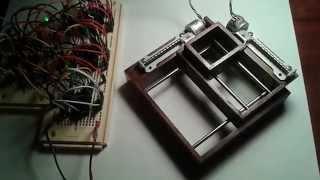 Micro Mini CNC Plotter - Part 1 - XY Using DVD Steppers