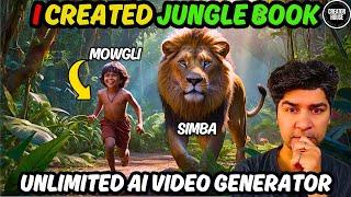 I made animated JUNGLE BOOK better than Hollywood | Unlimited text to video AI generator | faceless