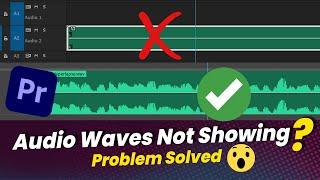 Audio Waves Not Showing In Adobe Premiere Pro | Solved In 1 Minute