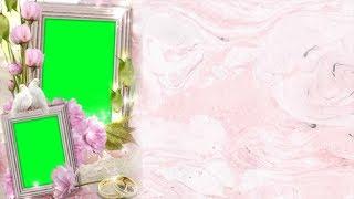 Wedding Invitation Video Background Without Text || Wedding Green Screen Effects Backgrounds