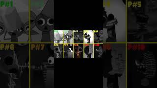 BLACK VERSION ALL PHASES in Incredibox Sprunki | mr.brown character #incredibox #sprunki #black #mod