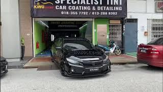 Honda civic fc fully modified makeup black 2020 batman