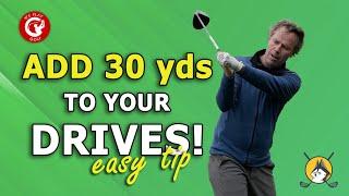 This is how you add 30 yds to your drives! BEST GOLF TIP!