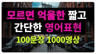 [쇼츠 총결산] 모르면 억울한 짧고 간단한 영어표현 100문장 l 1000개의 미드 영화 장면 발췌