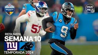 New York Giants vs. Carolina Panthers | Resumen NFL en español - Semana 10 | NFL Highlights 2024