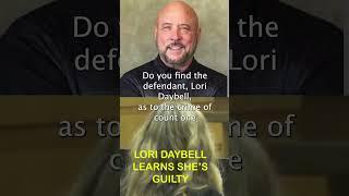 The moment Lori Vallow #Daybell learns she is guilty