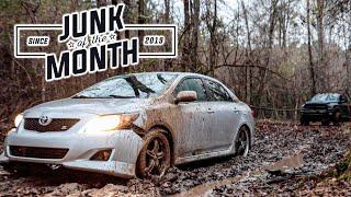 Buying a New Toyota Corolla and Immediately Sinking it in Mud.