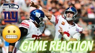 Seahawks play really badly and lose to the Giants